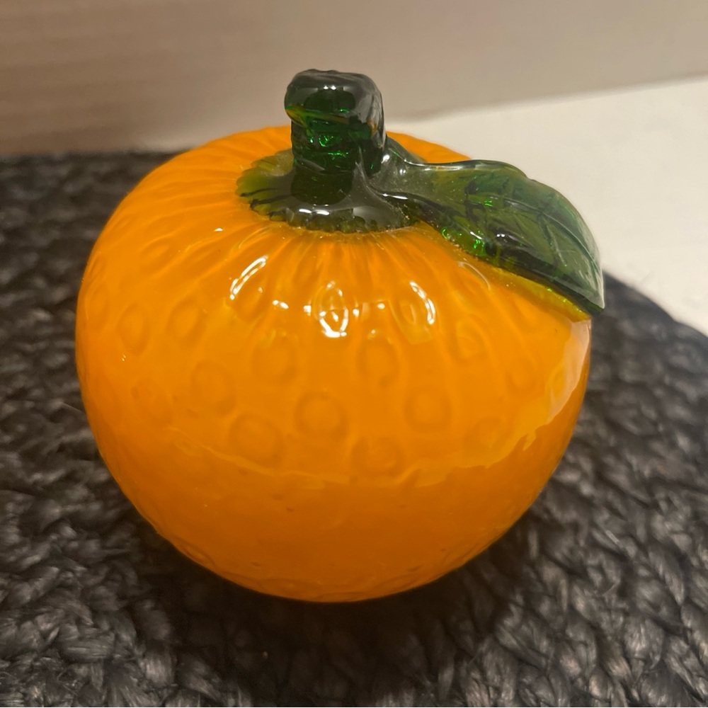 Glass blown oranges Murano style - Orange Color - Picture 2 of 8